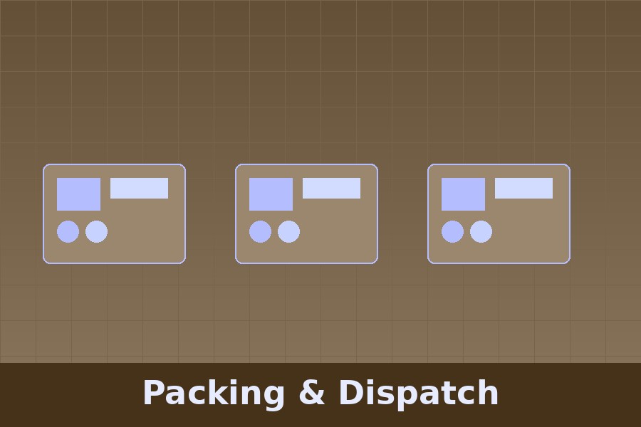 Packing and dispatch